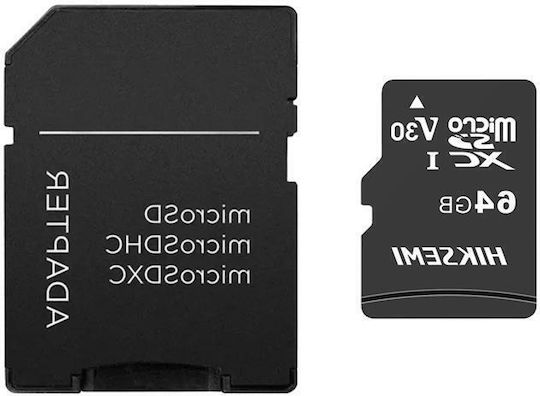 Hiksemi microSDXC 64GB Class 10 UHS-I με αντάπτορα