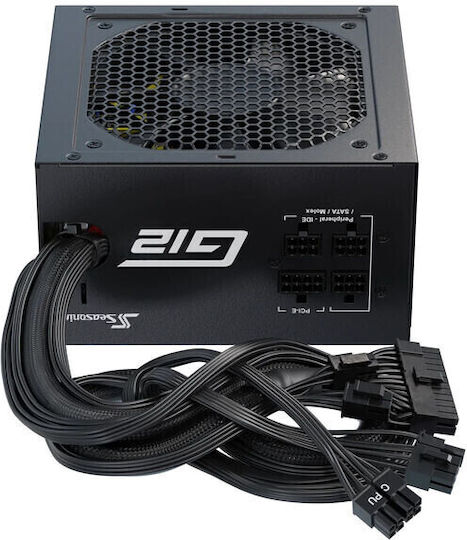 Seasonic G12 GM 650W Μαύρο Τροφοδοτικό Υπολογιστή Semi Modular 80 Plus Gold
