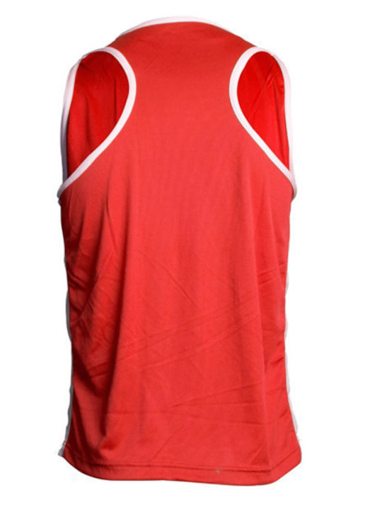 Top Ten Ανδρική Κοντομάνικη Μπλούζα TPN-1929-TS-RD για Boxing Κόκκινη