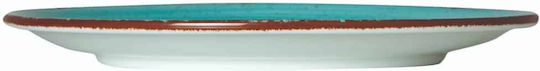 GTSA Gourme Πιάτο Γλυκού από Πορσελάνη Γαλάζιο με Διάμετρο 20cm