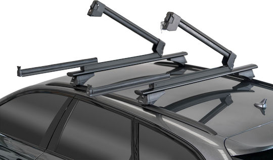 Menabo Car Ski Mounts 62cm Suitable for 6 Ski Pairs or 4 Snowboards 14200/MB