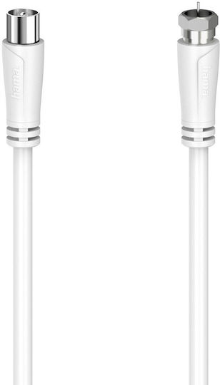 HAMA Satellite Cable F-Connector male - Coax male 1.5m (205294)
