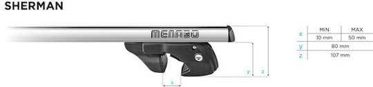 Menabo Sherman Silber XL Dachträger Mercedes GLB X247 2019+