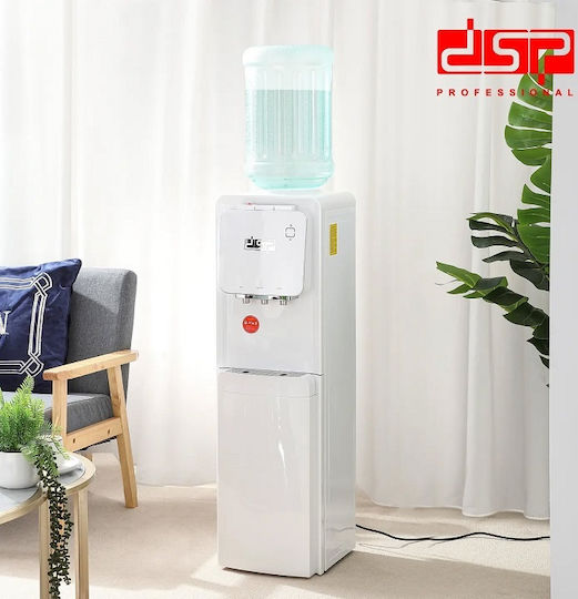 DSP Dozator de Apă de Podea cu Sticlă KK3022 Inox cu Dulap și Apă Rece 1.5l/h