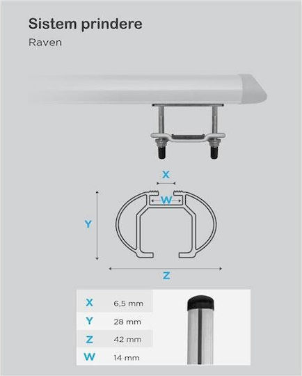 Menabo Raven Bare Crossbars Hyundai Atos 1997-2008