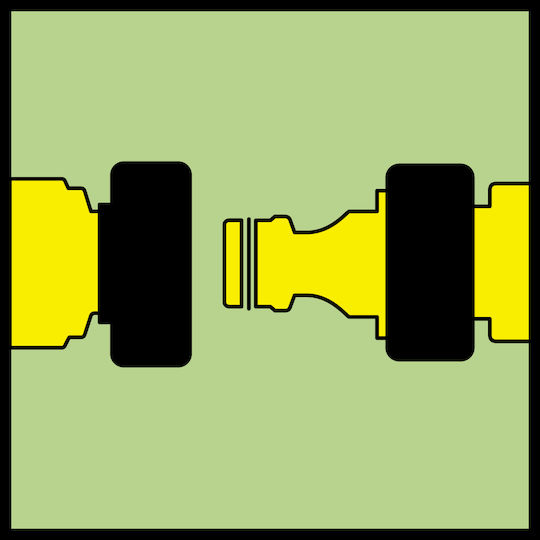 Karcher 2.645-016.0 Quick Connector Water Pipe 19mm Bronze