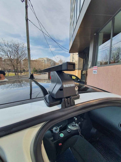 Menabo Omega Bare Transversale Oțel Fiat 500 Hybrid 3 Uși Model 2020+
