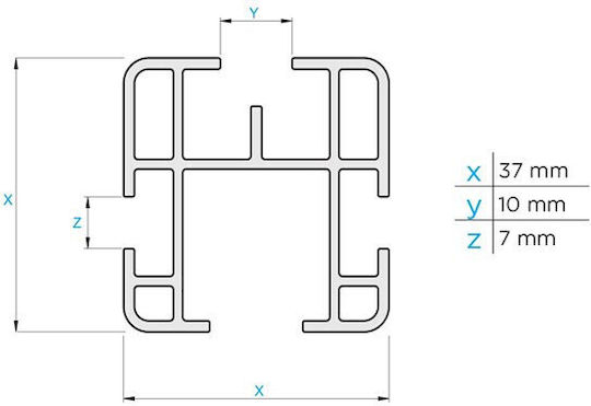 Bare transversale Ford Transit VIII Connect model 2013+ L2 aluminiu Menabo Professional