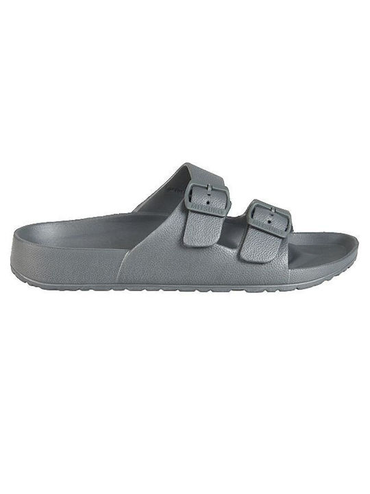 Mitsuko Men's Slides Gray