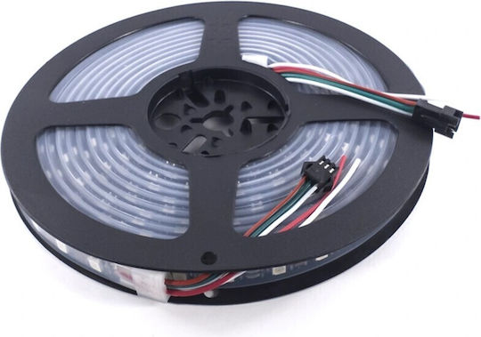 Haitronic Wasserdicht LED-Streifen WS2812B USB 5V RGB Licht 5m Typ SMD5050 mit Netzteil