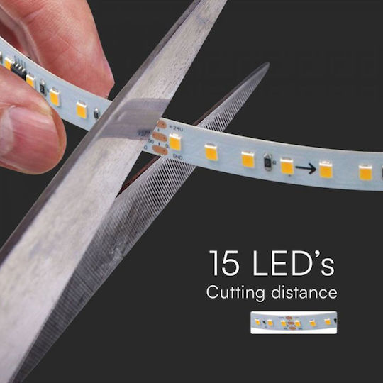 V-TAC LED Strip 24V Cold White Light 10m Type SMD2835