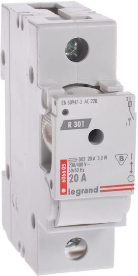 Legrand Ασφαλειοαποζεύκτης Ηλεκτρολογικού Πίνακα 606605