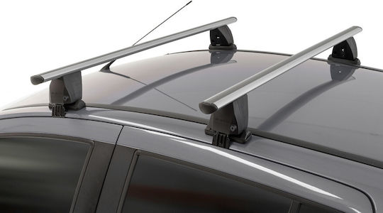 Car Roof Bars Bare Transversale Menabo Delta Silver for Renault Grand Scenic III Without Sunroof 5 Doors Model 2009-2013