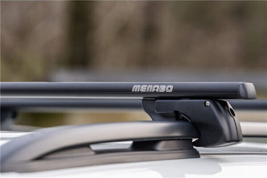Menabo Sherman Schwarze Dachträger Toyota Yaris P1 Verso 2000-2005