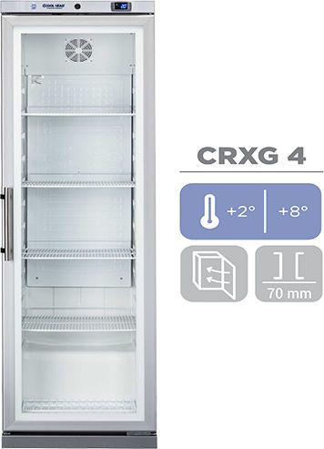 Cool Head CRΧG 4 Commercial Refrigerator Cabinet L60xD70.8xH187.5cm