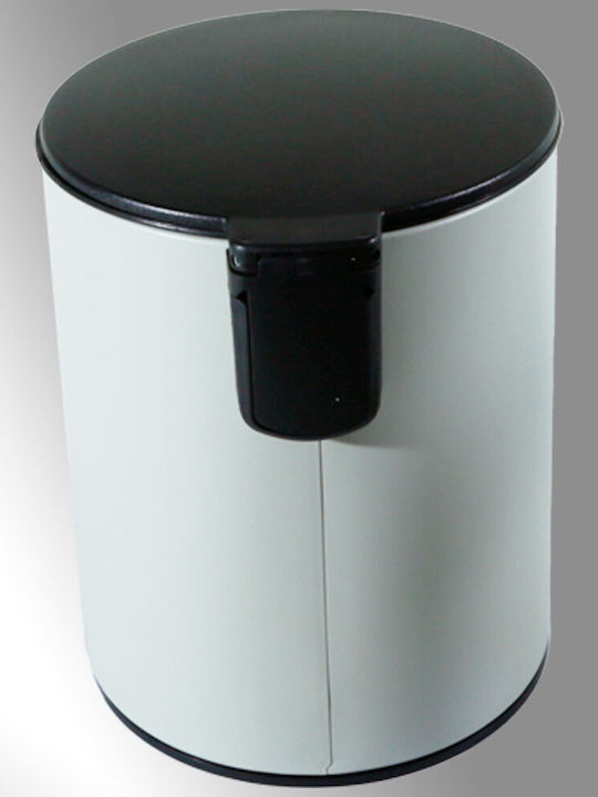 San Lorentzo Inox Badezimmer Mülleimer Sanftes Schließen 5Es Beige