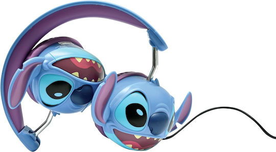 Lexibook Disney Stitch Ενσύρματα Παιδικά On Ear Ακουστικά Μπλε