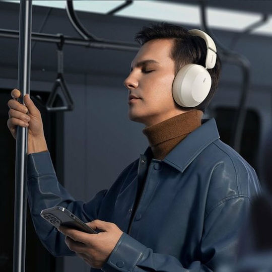 Baseus Bass 35 Max Wireless / Wired On Ear Headphones with 46 hours of Operation and Quick Charge White