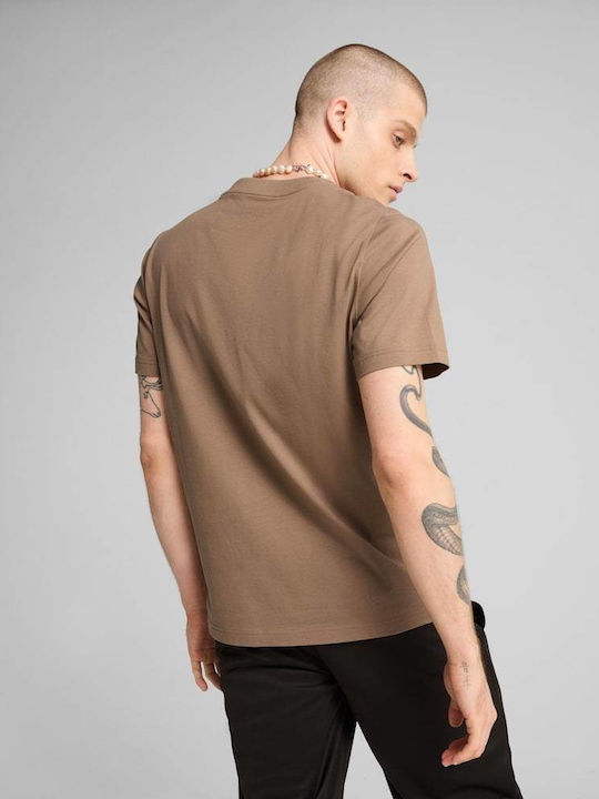 Puma Ess No 1 T-shirt Taupe