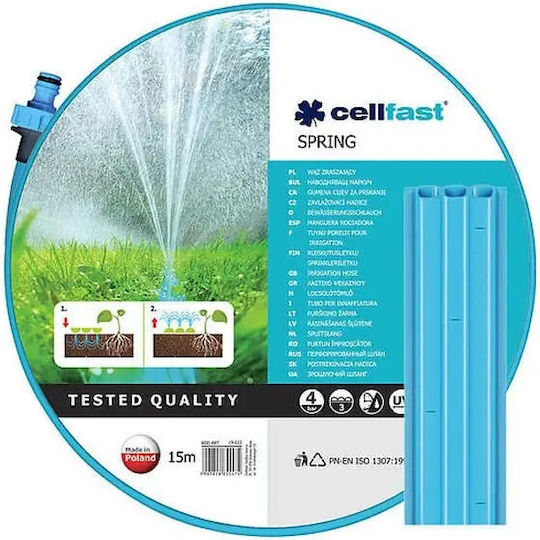 Cellfast Furtun de grădină Udare Set 1/2" 7.5m