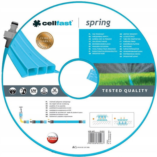 Cellfast Furtun de grădină Udare Set 1/2" 7.5m