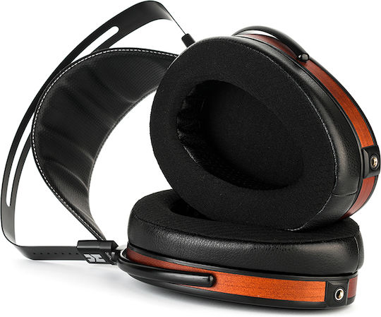 HiFiman Arya Organic Wired Over Ear Headphones Black / Brown
