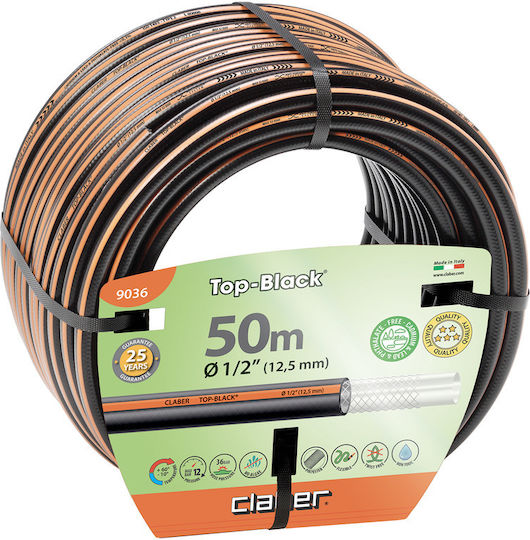 Claber Λάστιχο Bewässerung Top Black 3/4" 50m