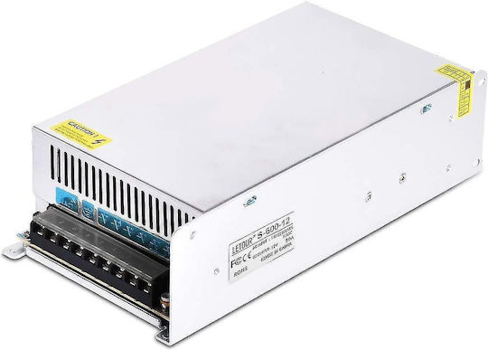 Τροφοδοτικό LED Ισχύος 600W με Τάση Εξόδου 12V