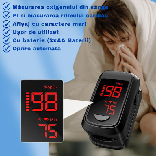 Profesional Oximetru Degetul Transparent