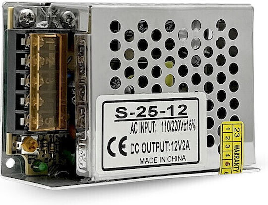 Geyer LED Power Supply IP20 Power 25W with Output Voltage 12V