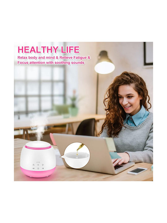 Naturklang-Aromatherapie-Diffuser-Gerät mit Beleuchtung Weiß
