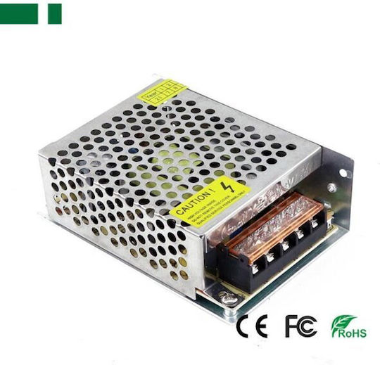 PowerPlus LED Power Supply 60W 12V Σταθεροποιημένο 5A