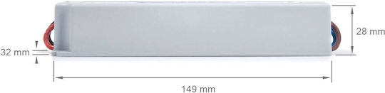 Premium Lux 2 LED Power Supply Waterproof IP67 Power 36W with Output Voltage 12V