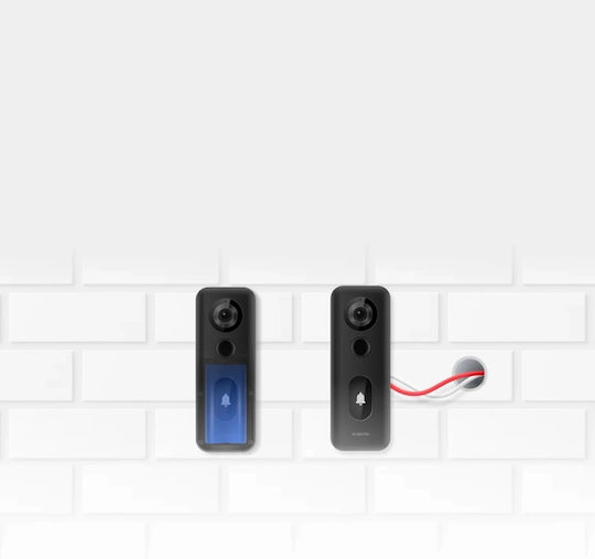 Xiaomi Smart Doorbell 3S Wireless Door Bell Wi-Fi Compatible with Alexa and Google Home Black