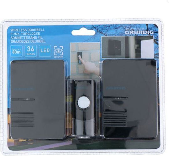Grundig Ασύρματο Κουδούνι Πόρτας Μαύρο