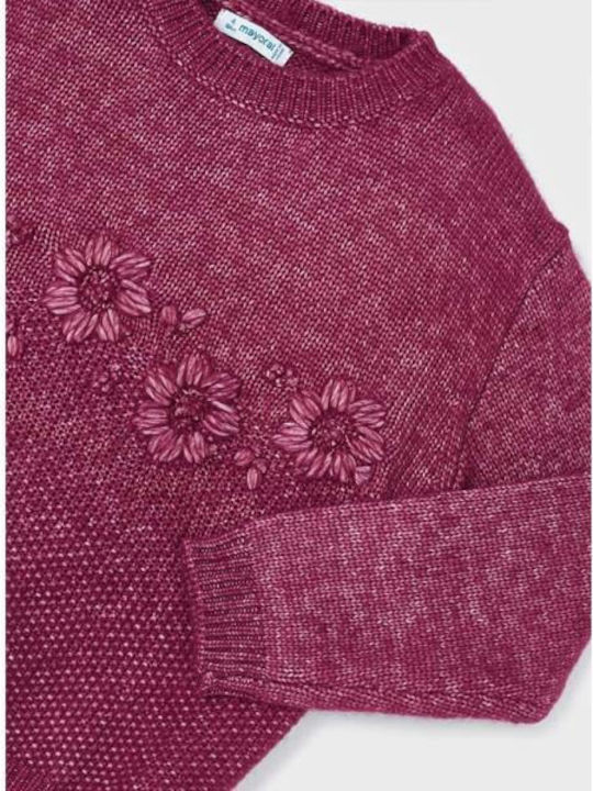 Kinderpullover Langarm Fuchsie