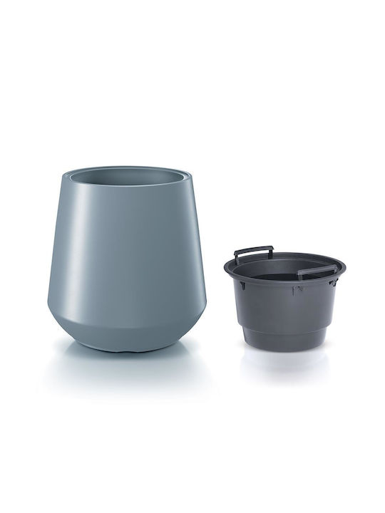 Next Heos Übertopf Kunststoff Gray 39.5x39.5x35εκ.