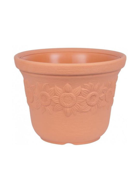 Prosperplast Plant Pot Plastic Brown Prosperplast Plant Pot Plastic Brown