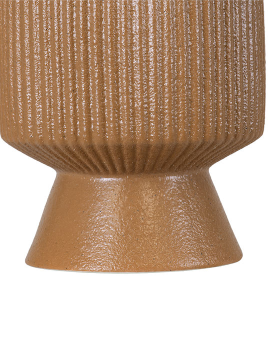GloboStar Decorative Vase Amalfi Orange 7.5x7.5x20cm