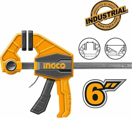 Ingco HQBC01601 Clamp Automatic Trigger Maximum Opening 150mm