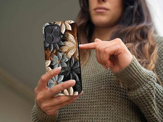 Sonique 3D Flower Series Case for Huawei P30 Lite Grey