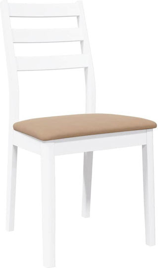 Stühle Speisesaal White 2Stück 48.5x49x90cm
