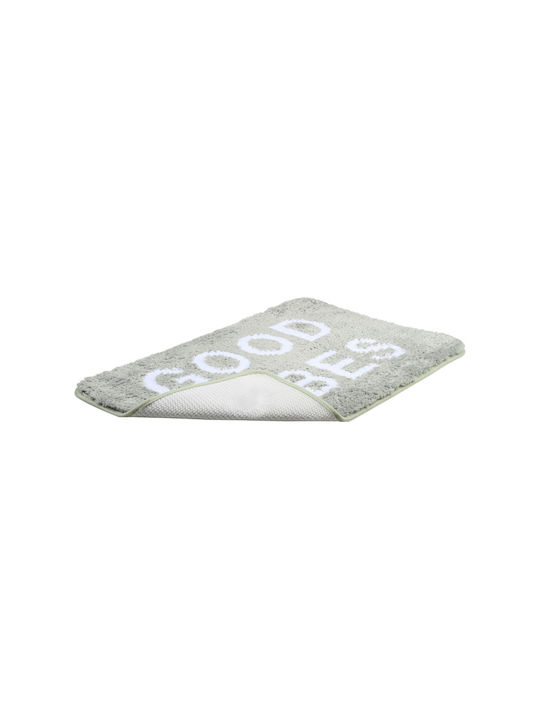 Estia Bath Mat Microfiber Good Vibes 02-28565 Mint 40x60cm