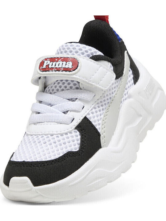 Trinity Lite MID Παιδικά Sneakers με Σκρατς Μαύρα
