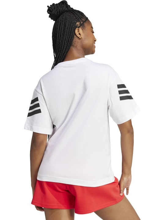 adidas Future Icons 3-Stripes T-Shirt Λευκό
