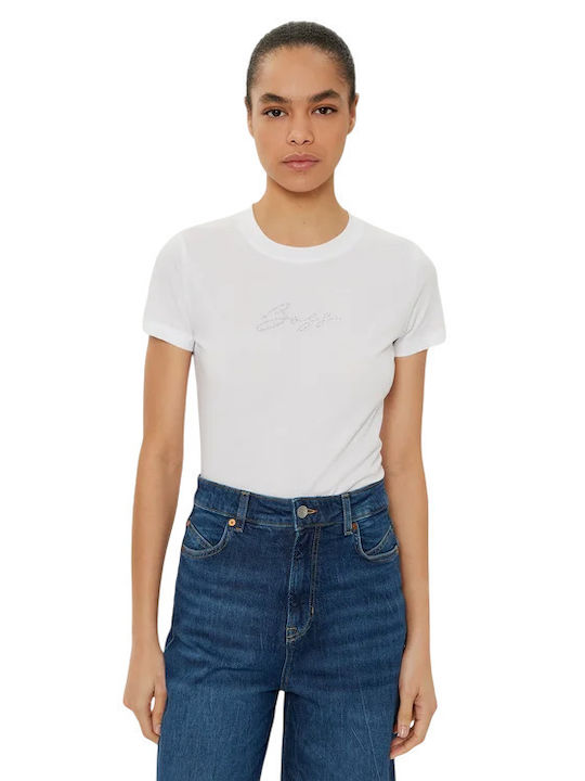 Damen T-Shirt White