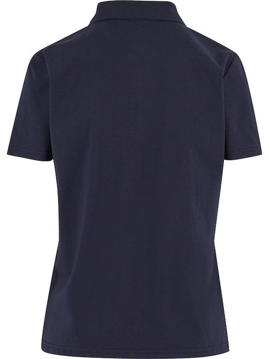 Sorona Women's Polo Blouse Short Sleeve Navy