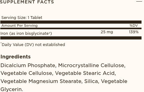 Solgar Chelated Iron 25mg 100 ταμπλέτες