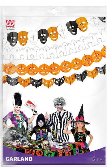 Διακοσμητικο Halloween Γιρλαντα Κολοκυθες 3μ