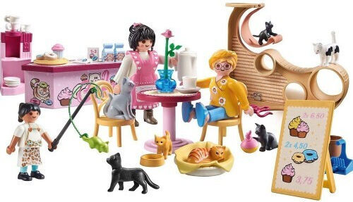 Playmobil MyLife Cat Café for 4-10 years old